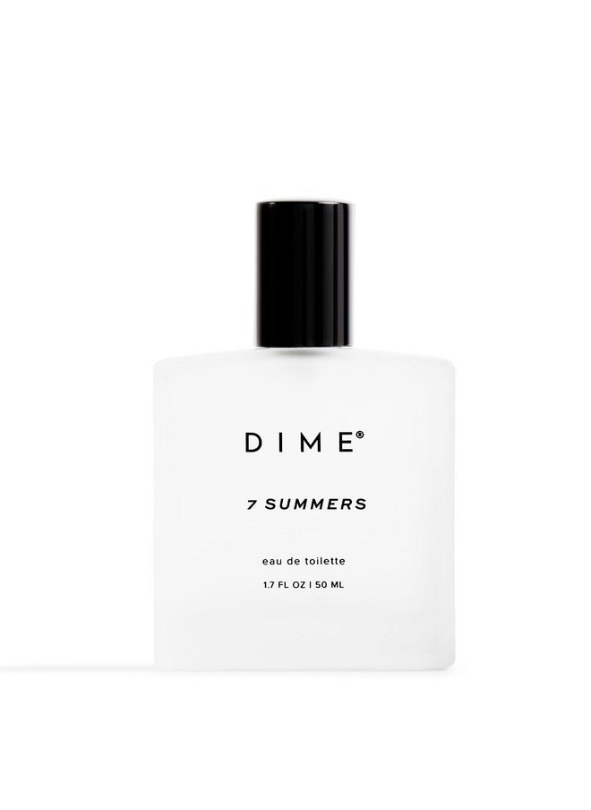 Dime Beauty Perfume 7 Summers, 1.7 oz / 50 ml - Sweet Floral Scent, Hypoallergenic, Clean Perfume, Eau de Toilette For Women