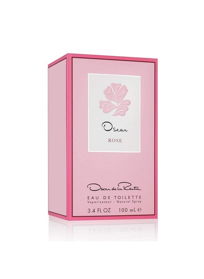 Oscar de la Renta Oscar Collection Rose Eau de Toilette Perfume Spray for Women, 3.4 Fl. Oz.