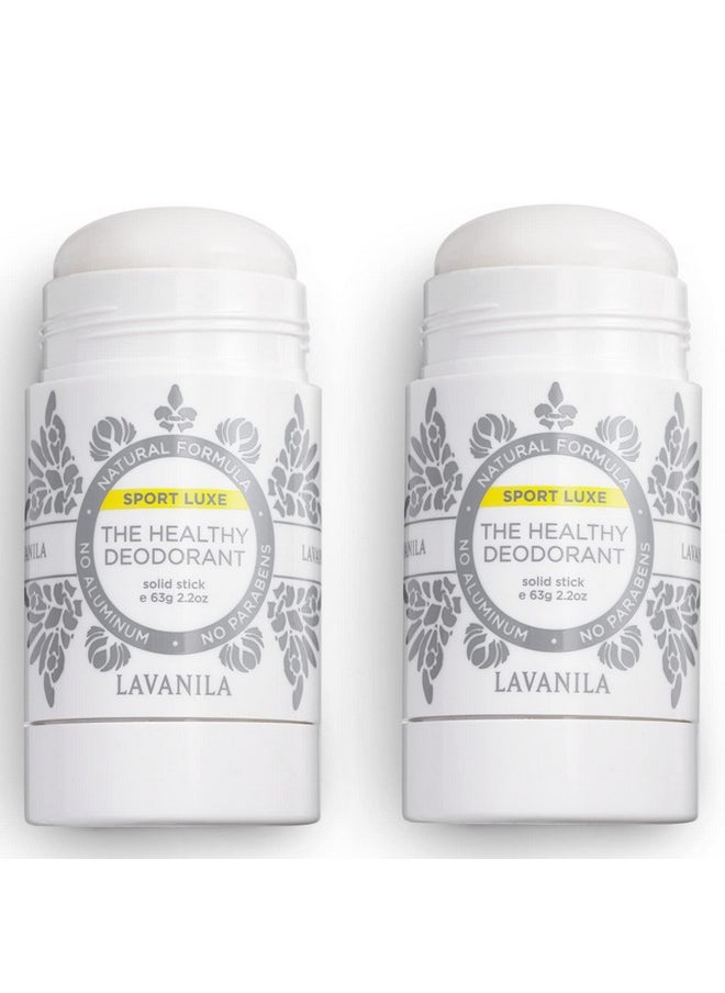 Lavanila - The Healthy Deodorant. Aluminum-Free, Vegan, Clean, and Natural - Sport Luxe (Sport Luxe, 2.2 Ounce Pack of 2)