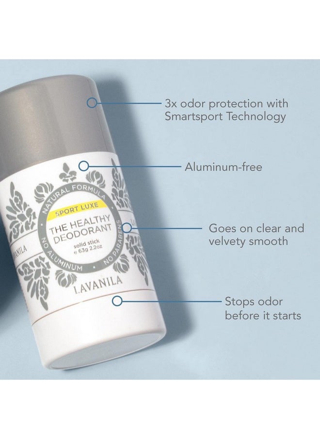 Lavanila - The Healthy Deodorant. Aluminum-Free, Vegan, Clean, and Natural - Sport Luxe (Sport Luxe, 2.2 Ounce Pack of 2)