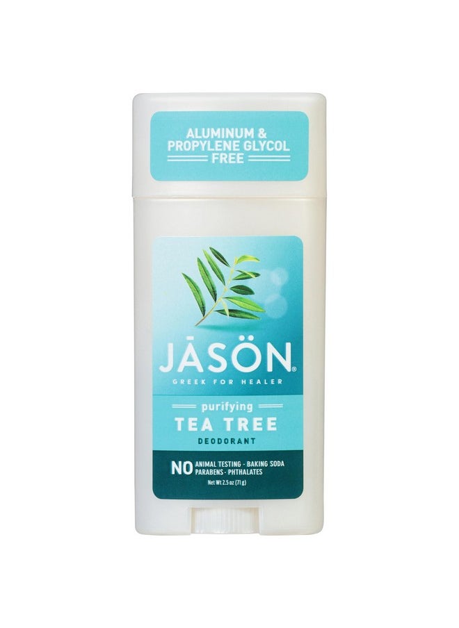 Jason Aluminum Free Deodorant Stick, Purifying Tea Tree, 2.5 Oz (Pack of 3)