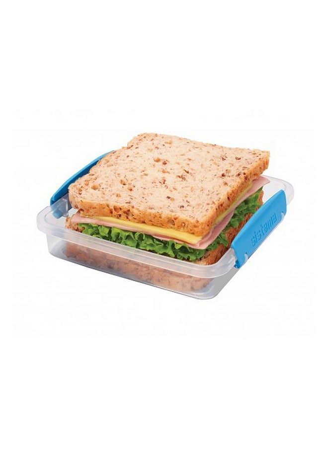 Sistema 450ml Sandwich Box to Go, One Box (Colors May Vary)