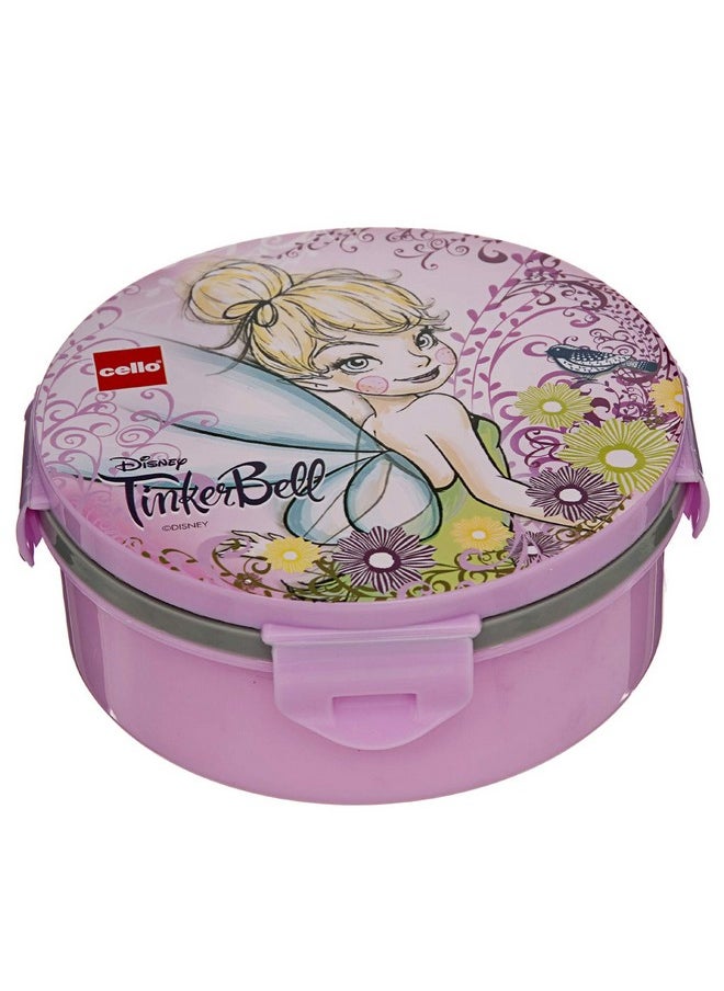 CELLO Tiffy Tinker Bell Gift Set Insulated Lunch Box & Water Bottle for Kids | Tiffin Box 460 ml, Water Bottle 400 ml, Pink & Grey | Leak Proof | Easy to Clean | Ideal for School, Picnic