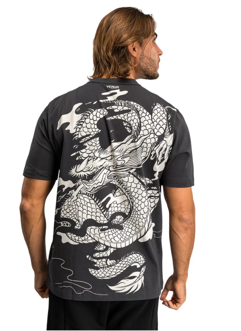VENUM DRAGONS FLIGHT ST T-SHIRT CHARCOAL GREY/CREAM WHITE