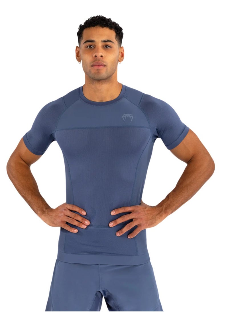 VENUM G-FIT AIR RASHGUARD SHORT SLEEVE FOGGY BLUE