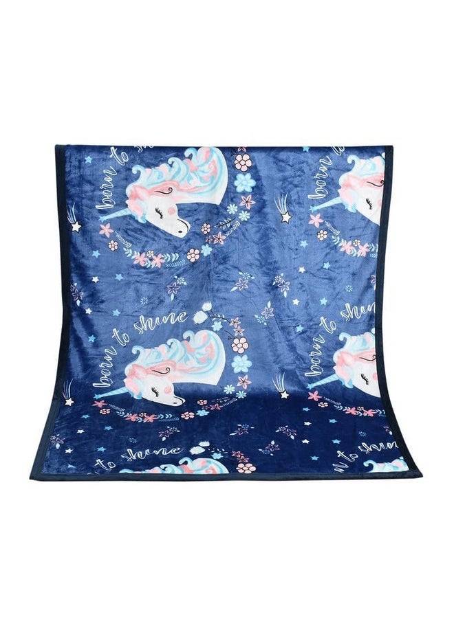 All Season Ultra Soft Kids Ac Blanket/Baby Wrapper/Flannel Baby Blanket For 0-6 Yrs Kids (110X150Cm, Pack Of 2, Pink Blue)