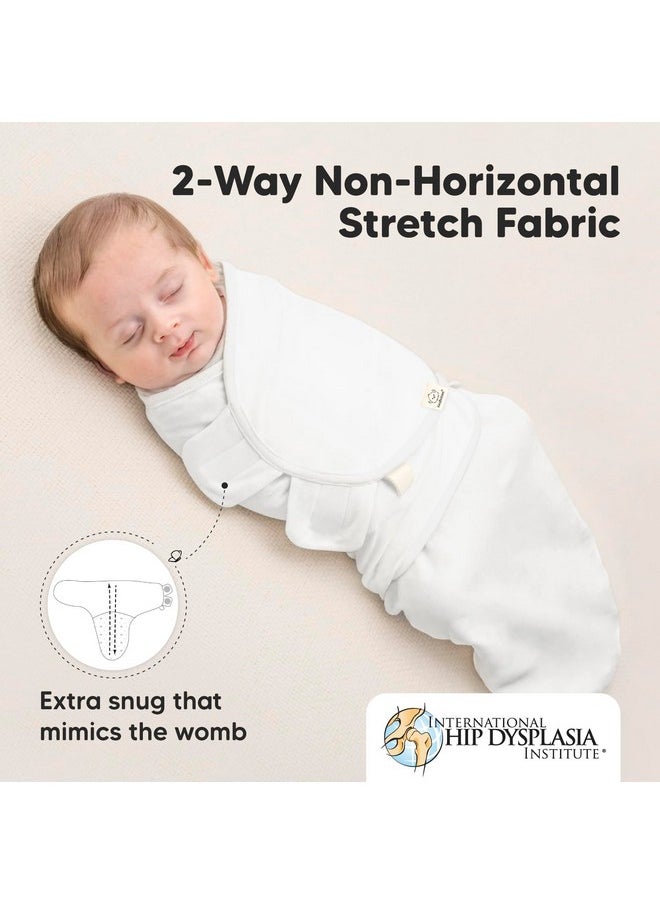 3-Pack Organic Baby Swaddle Sleep Sacks - Newborn Swaddle Sack, Ergonomic Baby Swaddles 0-3 Months, Swaddles for Newborns, Baby Sleep Sack, Baby Swaddle Blanket Wrap, Baby Essentials (Daffodil)