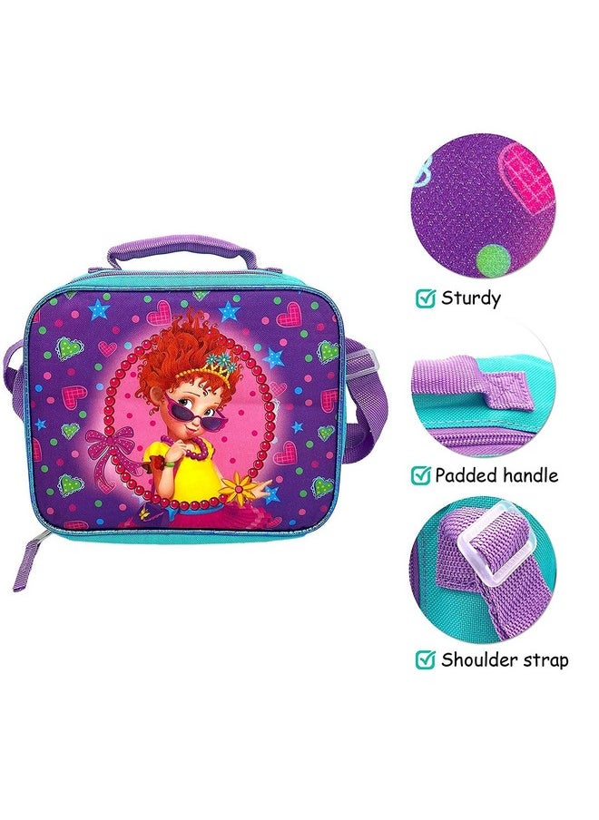 Zak Designs, UPD, Fancy Nancy, Nintendo Rectangle Lunch Bag, small, Fancy Nancy Teal