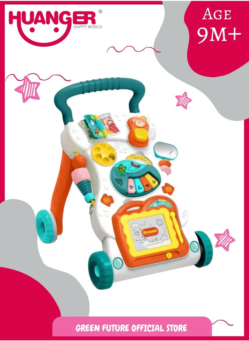 Baby Learning Walker & Activity for Toddlers Educational Toy for 1 Year Plus with Lights, Sounds, and Fun Features