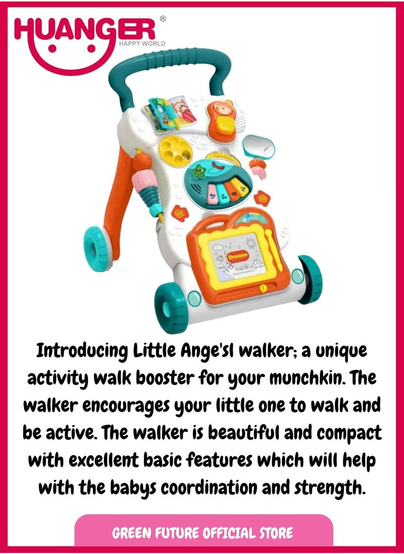 Baby Learning Walker & Activity for Toddlers Educational Toy for 1 Year Plus with Lights, Sounds, and Fun Features