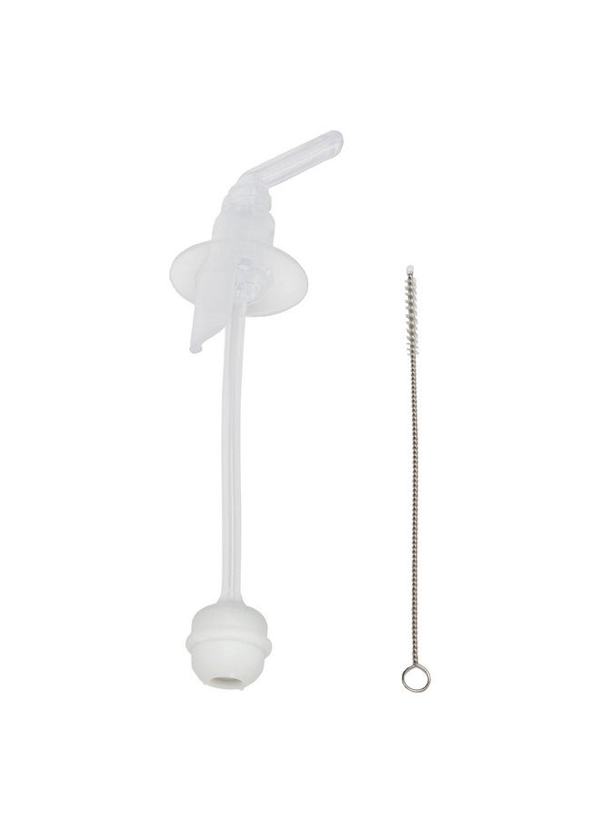 Dr. Brown's Baby's First Straw Cup Straw Replacement Kit with One Straw and One Cleaning Brush, BPA Free