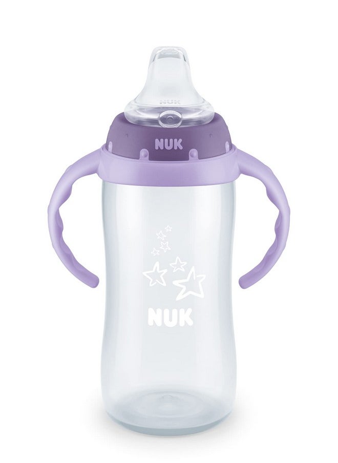 NUK Large Learner Tritan Cup, 10 oz, 8+ Months - BPA Free, Spill Proof Sippy Cup