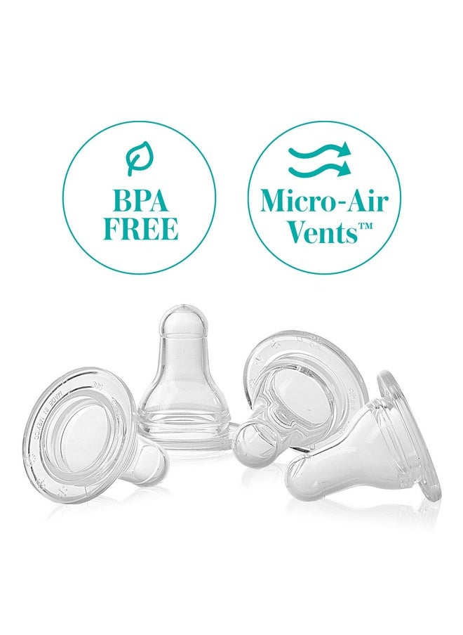 Evenflo Classic Fast Flow Silicone Nipples 4 ea, Clear