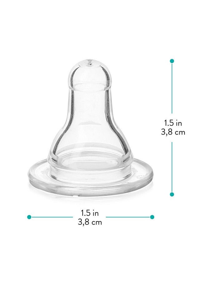 Evenflo Classic Fast Flow Silicone Nipples 4 ea, Clear