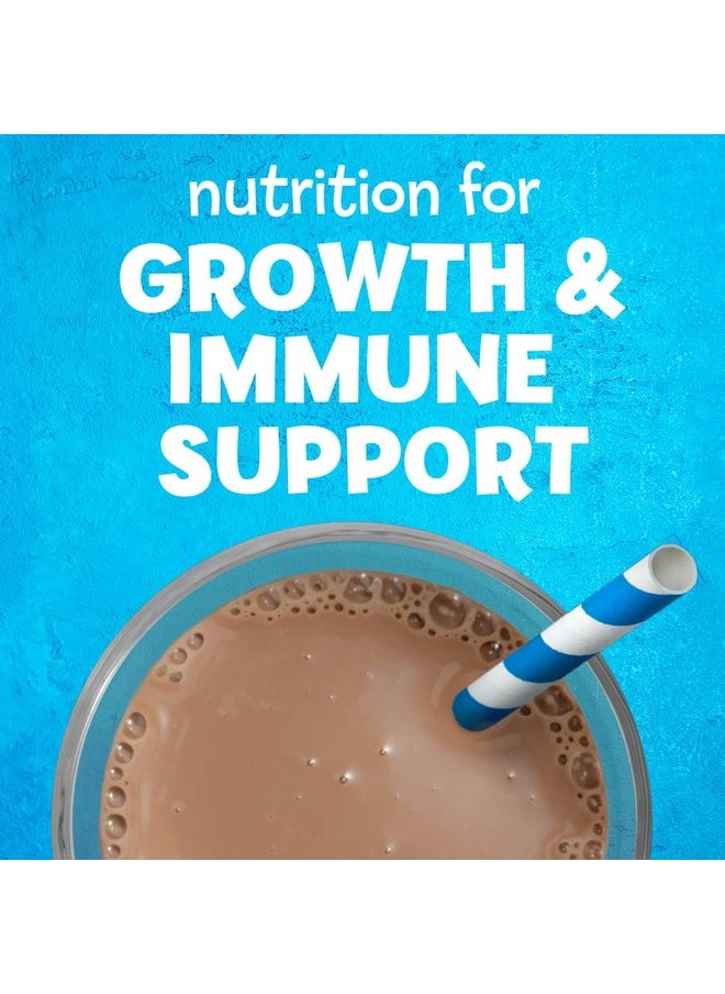 PediaSure Grow & Gain With Immune Support Shake Mix Powder, 23 Vitamins & Minerals, 6g Protein, Helps Kids Catch Up On Growth, Non-GMO, Gluten-Free, Chocolate, 14.1 oz Can, Pack of 6-48 Servings