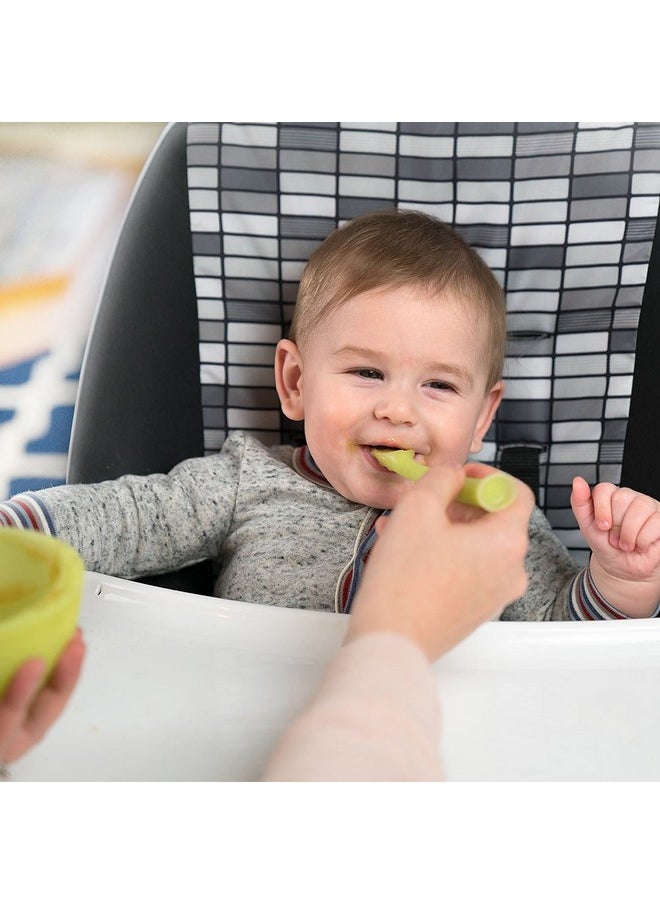 Olababy 3 Piece Parent Led and Baby Led Weaning First Feeding Set, Includes Training Spoon, Feeding Spoon and Steambowl