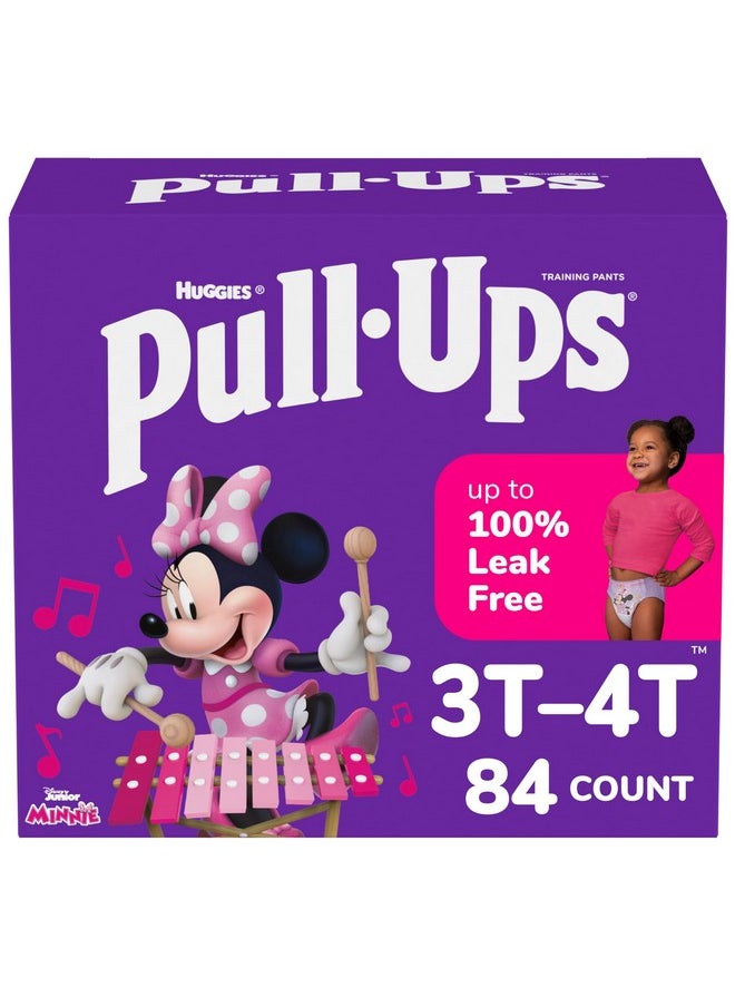 Pull-Ups Girls' Potty Training Pants, Size 3T-4T Training Underwear (32-40 lbs), 84 Count