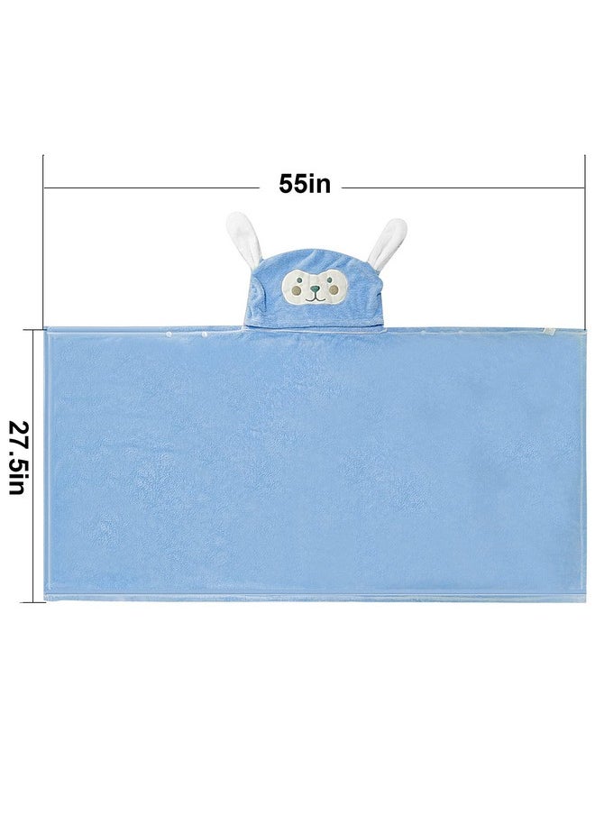 Visen Premium Hooded Towel for Kids,-28×55 INCH Large Size Kids Bath Towel,Ultra Soft Hooded Towel Wrap for Boys Girls