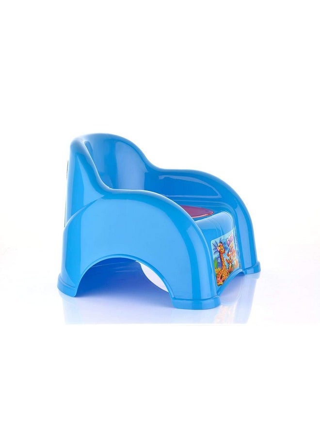 Nabhya 2 In 1 ABCD Baby Potty Seat Baby Potty Training Seat And Baby Chair For 6-18 Month (Blue)