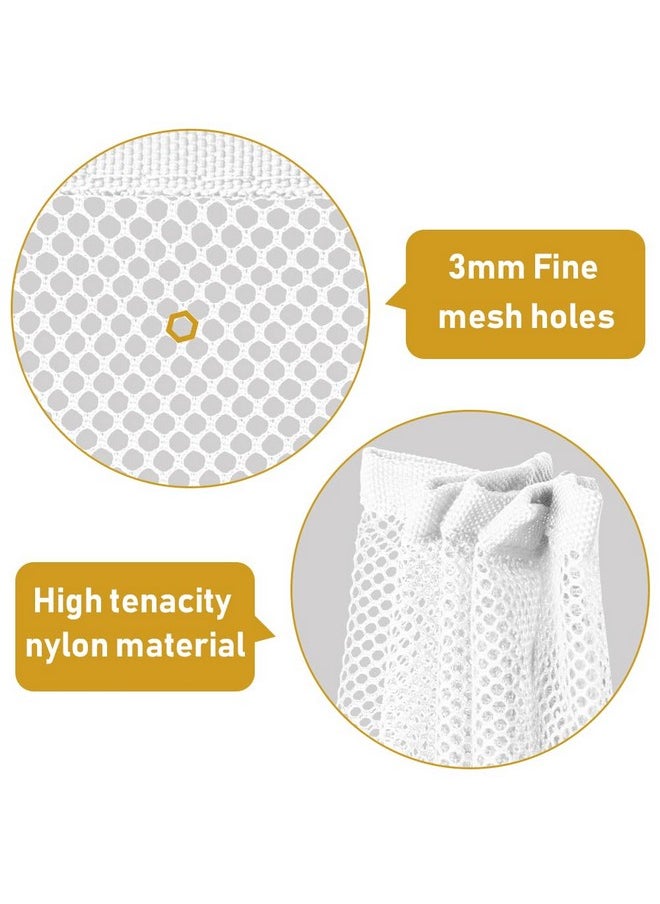 2 Pack Indoor Outdoor Baby Safety Stair Railing Net Baby Proofing Stair Balcony Banister Rail Guard Child Safety Stair Protection Safe Rail 10ft L x 2.6ft H, White