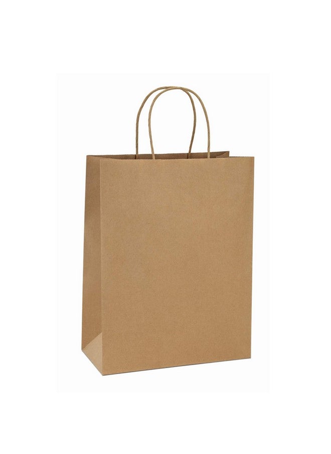 BagDream 10x5x13 Kraft Shopping Bags 100Pcs Brown Paper Bags Paper Gift Bags, Merchandise Bags, Retail Bags, Party Bags, 100% Recycled Paper Bags with Handles Bulk