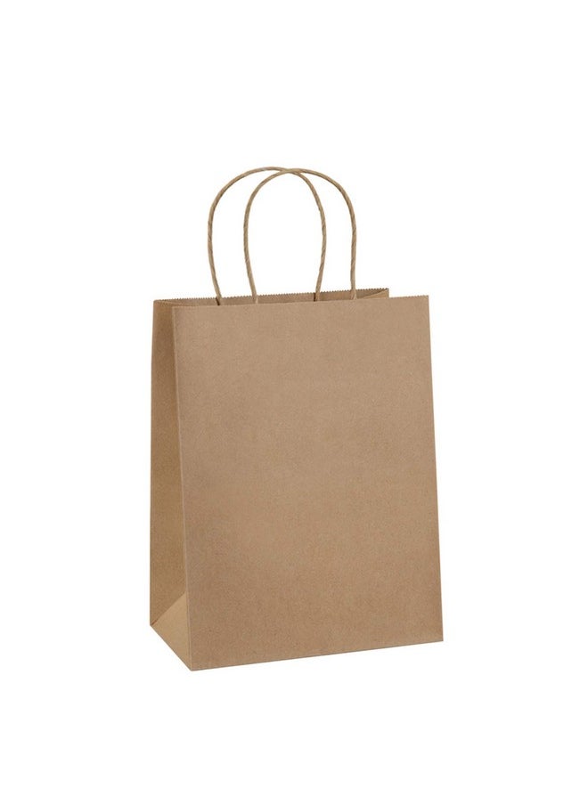 BagDream Gift Bags 8x4.25x10.5 100Pcs Paper Gift Bags Medium Size Brown Paper Bags with Handles Bulk Wedding Party Favor Bags, Kraft Grocery Shopping Bags, Retail Merchandise Bags Gift Sacks