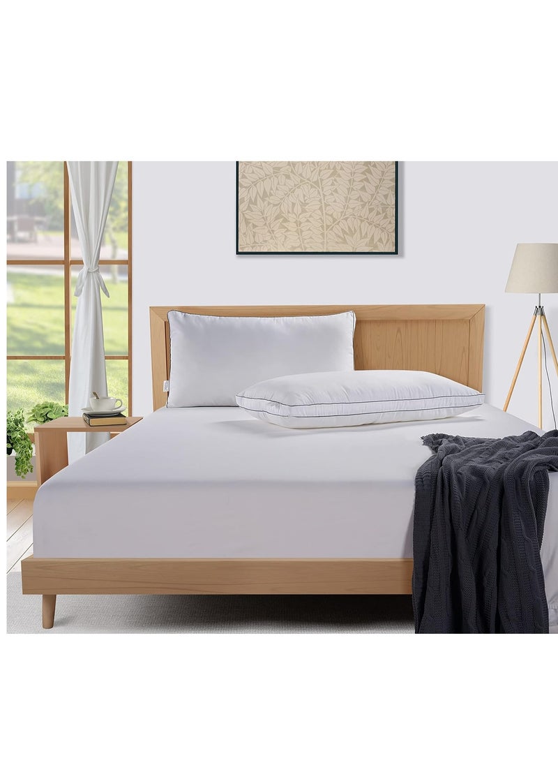 LANE LINEN Pillows Standard Size Set of 4 (20