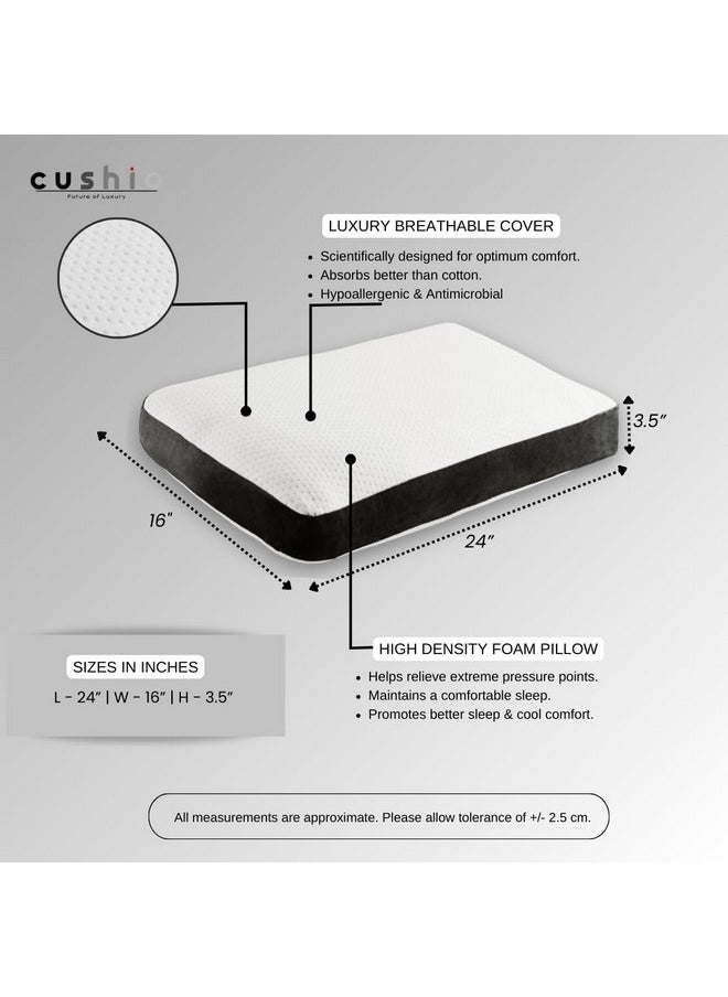 Cushio™ Cooling Gel Memory Foam Pillow | Size 24