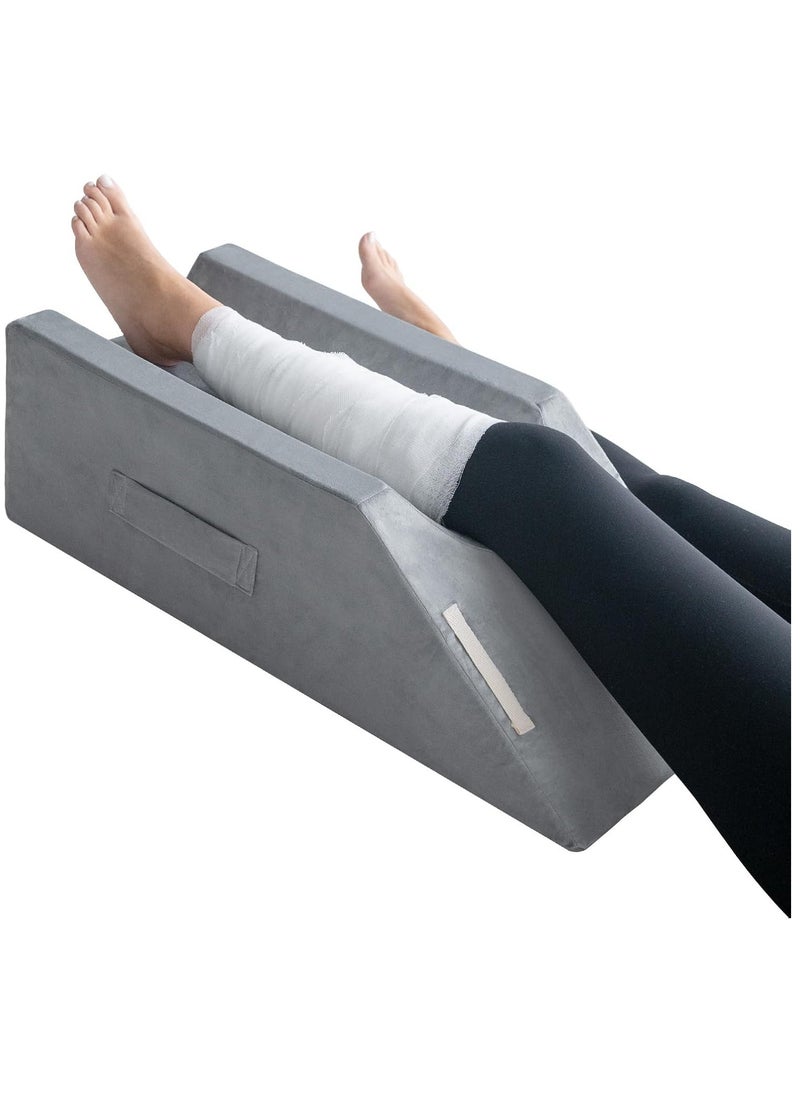 LightEase Memory Foam Leg, Knee, Ankle Support and Elevation Leg Pillow for Surgery