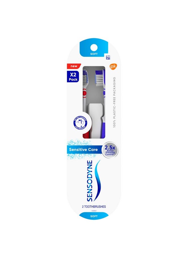 Sensodyne Sensitive Care Soft Toothbrush - Pack of 2