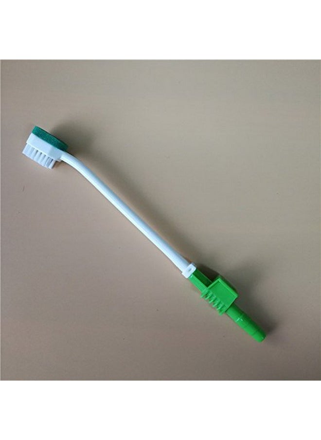 MUNKCARE Disposable Suction Swab Toothbrush Head of Green (pack of 20)