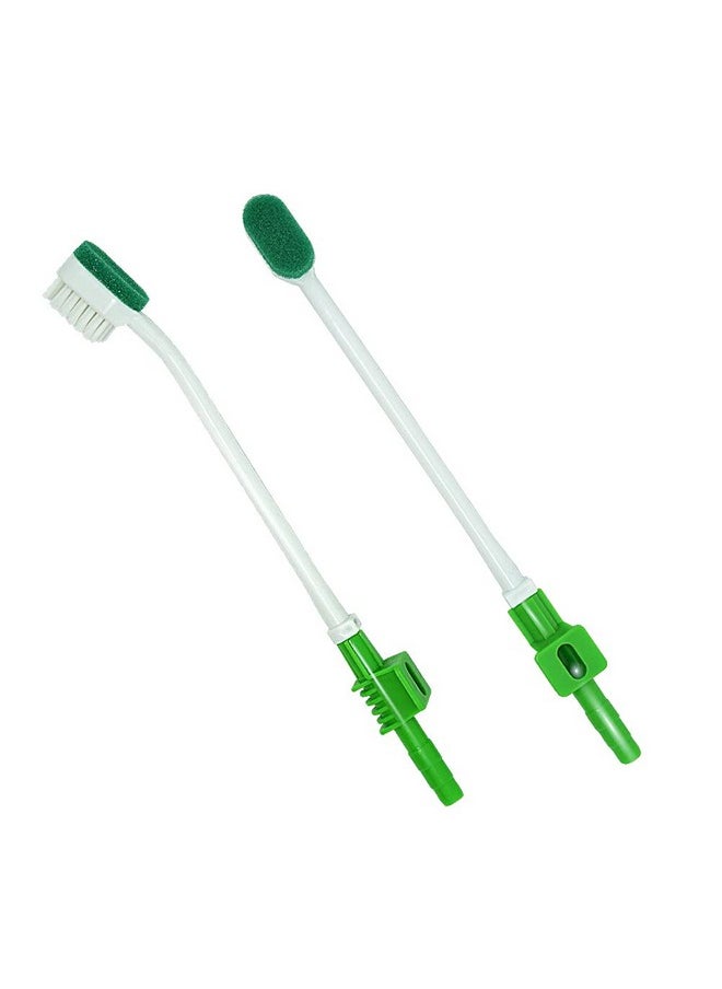 MUNKCARE Disposable Suction Swab Toothbrush Head of Green (pack of 20)