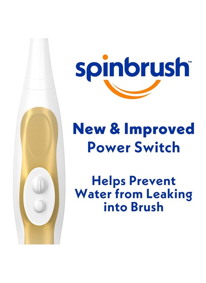 Spinbrush Pro+ Deep Clean, Battery Toothbrush for Adults, Soft Bristles, Batteries Included