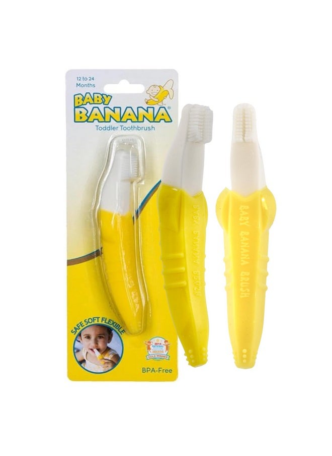 Baby Banana Bendable Training Toothbrush, Toddler