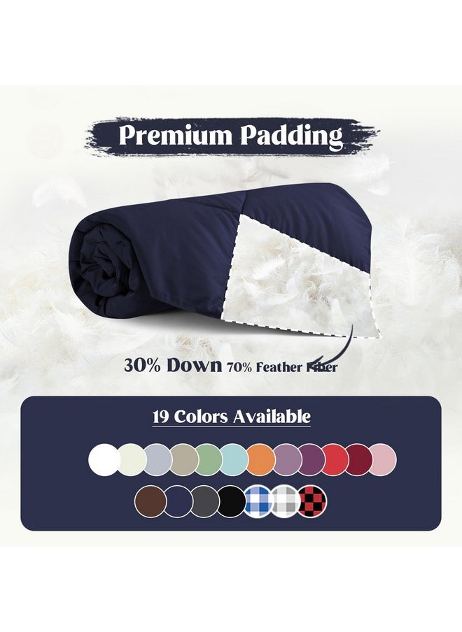 puredown® Soft Feather Down Throw Blanket Lightweight Packable Couch Throw for Indoor and Outdoor Use, 50