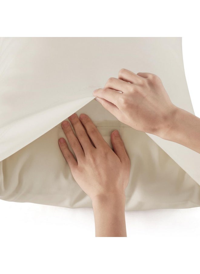 Bedsure Full Size Sheets, Cooling Sheets Full, Rayon Derived from Bamboo, Deep Pocket Up to 16