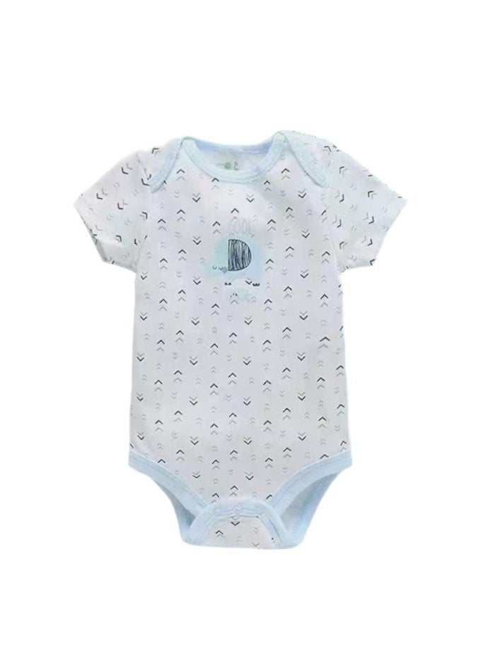 Bambimici Elephant Print Short Sleeve with Pyjama 3-Piece