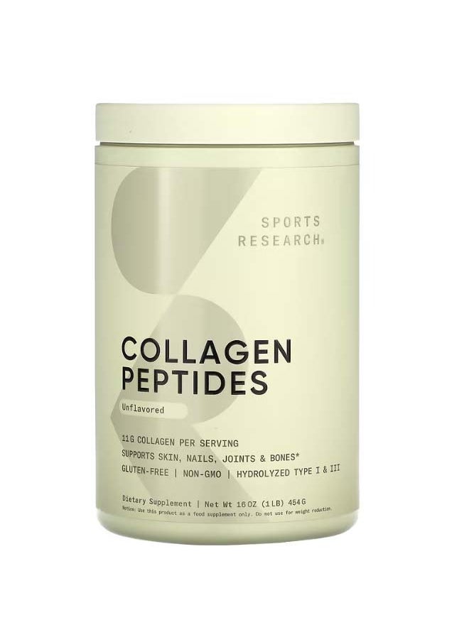 Collagen Peptides Unflavored 1 lb 454 g