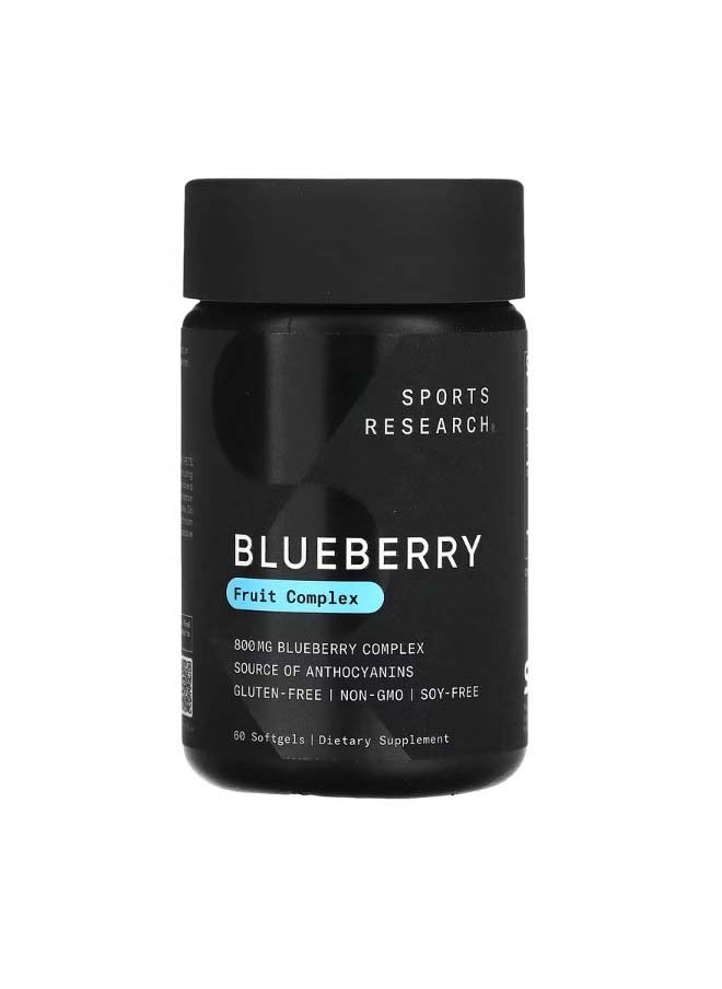 Blueberry Concentrate 800 mg 60 Softgels