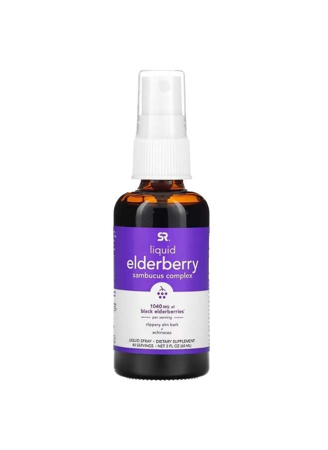 Elderberry Sambucus Complex Liquid Spray 1040 mg 2 fl oz 60 ml