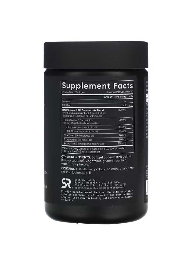 Total Omega-3 120 Softgels