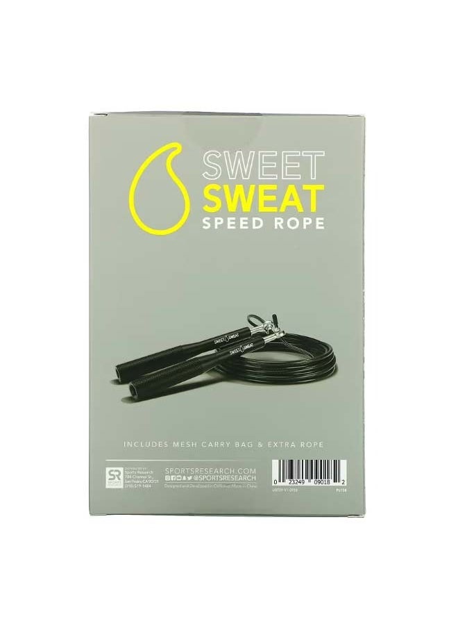 Sweet Sweat Speed Rope Black 1 Jump Rope