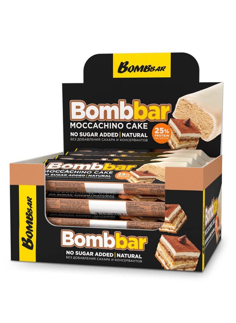 Bombbar 12×40g Moccachino Cake