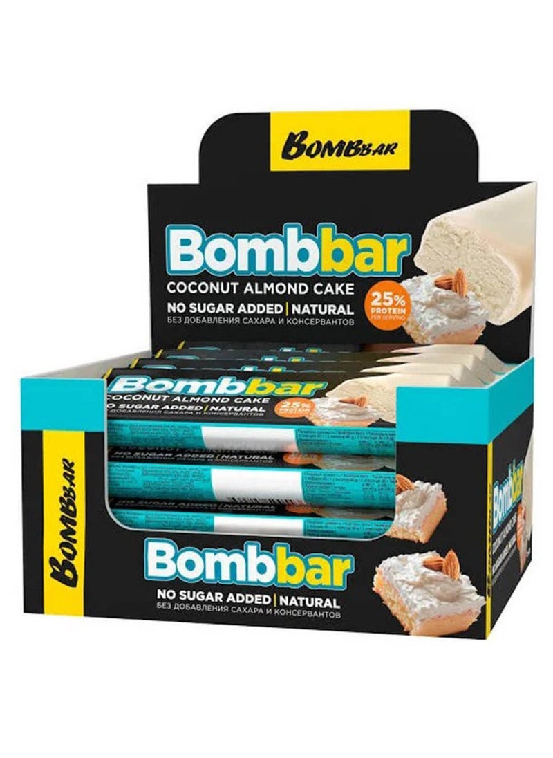 Bombbar 12×40g Coconut Almond Cake