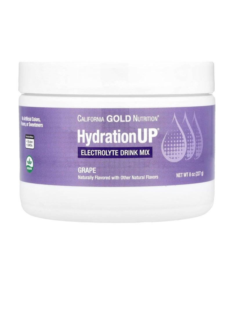 HydrationUP®, Electrolyte Drink Mix, Grape, 8 oz (227 g)