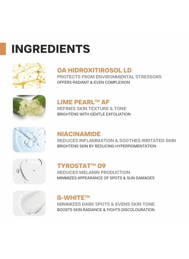 Bye Bye Pigmentation Cream || Anti Pigmentation Cream For Women/Men With Niacinamide, B-White, Lime Pearl, Oa Hidroxitirosol Ld & Tyrostat - 30G