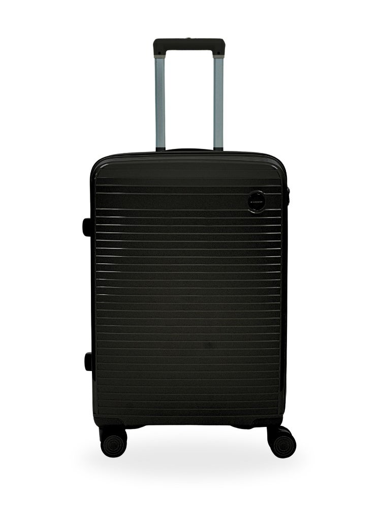 Giordano Pathfinder PP Hardcase Unbreakable Check-In Medium Travel Luggage , Durable Lightweight 4 Double Wheels Smooth Rolling 24