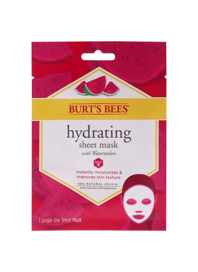 Burt's Bees Hydrating Sheet Mask With Watermelon 1 Pc