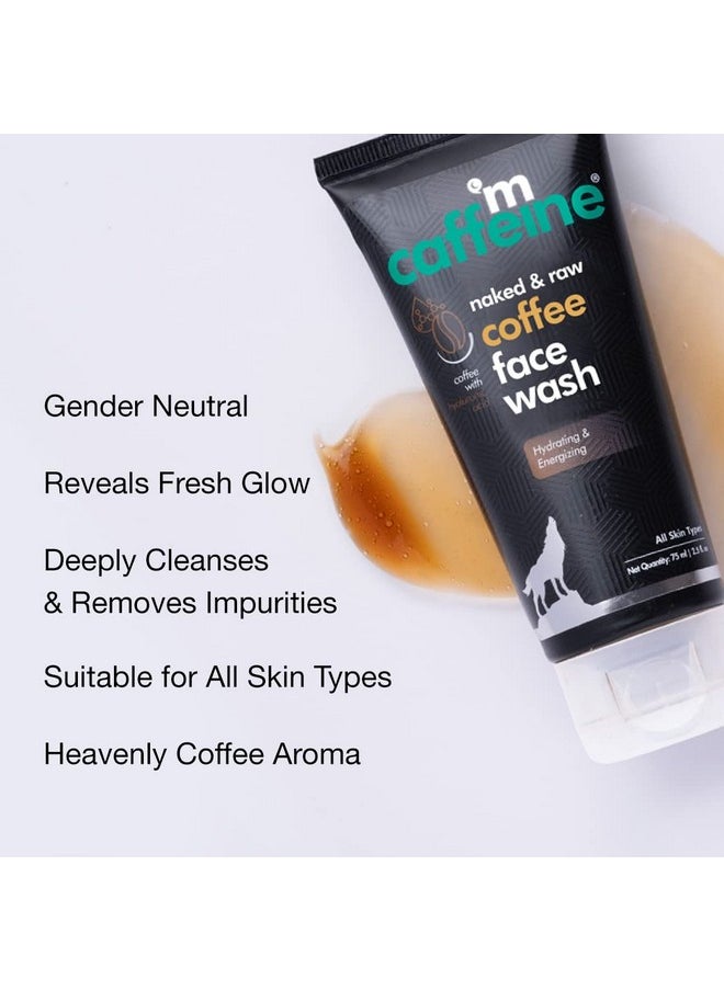 mCaffeine Tan Removal Face Wash for Men & Women (Pack of 2) | Coffee Face Wash for Oily Skin & Normal Skin | Daily Use Face Cleanser for Hot & Humid Weather - 150ml