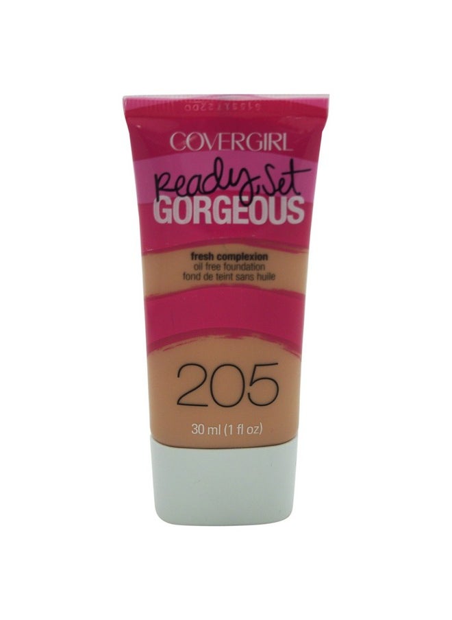 Ready Set Gorgeous Foundation Natural Beige 205, 1 Oz (Packaging May Vary)